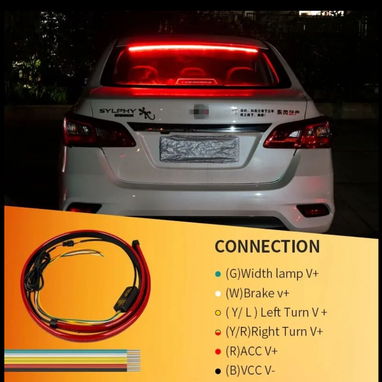 TIRA LED TRASERA MULTIFUNCIONAL DE SILICONA 3ER STOP - 2/4