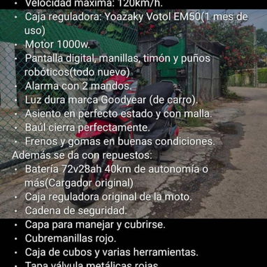 Moto eléctrica Mishozuki Avispon - Img 122394114