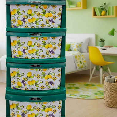Oferta 🤩 Gaveteros plásticos engomados diseños infantiles/ organizadores - 3/5
