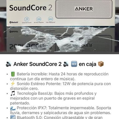 🔊 Bocias Portátiles Bluetooth JBL Flip 7, Wonderboom 3 y Anker 🔊 - 2/3