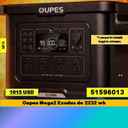 (S-917) Oupes Mega2 Exodus de 2232 wh 1015 USD.....Transporte lugares cercanos - Img 57553042