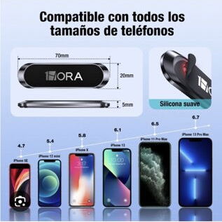 Portacelular magnetico potente iman para carro 1Hora PJ093. Nuevos - Img 88215173