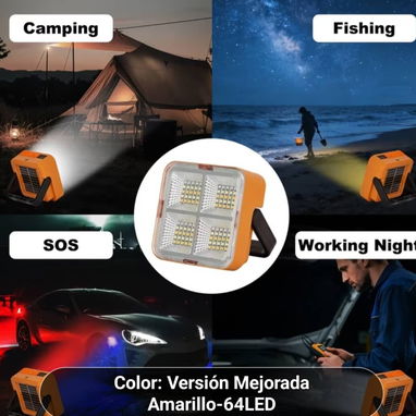 Linterna LED Multifuncional Recargable - Img 123390943