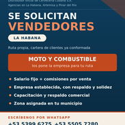 MPM El Asadito SURL solicita Vendedores — La Habana — Moto y combustible por la empresa - Img 56542557