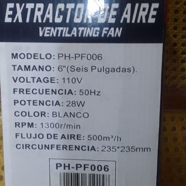 Extractor de 6 pulgadas - Img 124235862