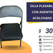 Silla plegable con asiento acolchado - Img 54944655