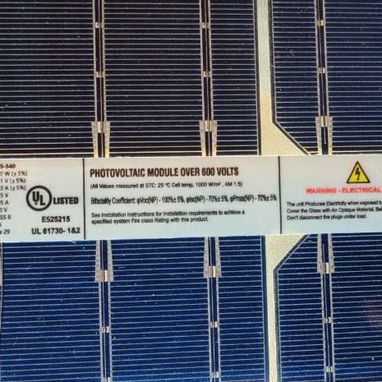🔸Panel solar bifacial Waaree 540w🔸 - 2/2