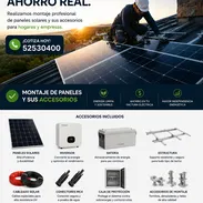 Se realizan montajes de paneles solares con todos sus accesorios ya sea con baterías e inversores o con estaciones!!! - Img 55464816