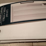 Cortina de ducha color blanco lisa 178cm x 183cm - Img 45320038