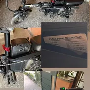 Bicicleta eléctrica plegable de uso en perfecto estado es de las más grandes con amortiguadores delante y detrás - Img 56344094
