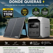ECOFLOW DELTA 3 classic* con panel portátil de 110W listo para usar, nuevo en caja 📦 - Img 56567964