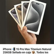 iphone 15 Pro Max de 256gb libre de fabrica, sellados en caja - Img 45190807