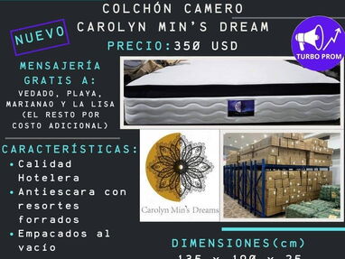 Colchón Camero Carolyn Min's Dream - Img main-image