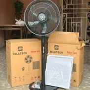 Ventilador Recargable Islatech con panel solar - Img 56348998