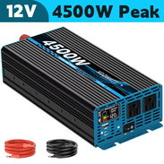 XDZWATT Inverter de onda pura 2200W Continuos 4500W pico 12v a 120v 60hz - Img 47192966