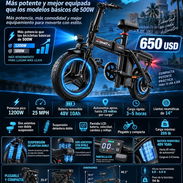 Bicicleta Eléctrica plegable y compacta. - Img 57632461