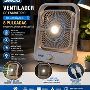 Ventilador Recargable SACO - Img 56732779