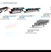 Monitores de estudio,audifonos,esponjas,tarjetas de sonido y masss... - Img 48600910
