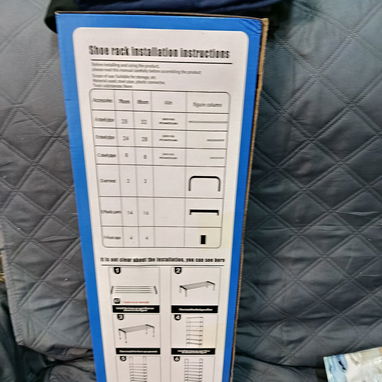 Zapatera de 8 pisos de aluminio y plástico - 2/2
