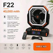 Ventiladores Recargables F22 - Img 56329937