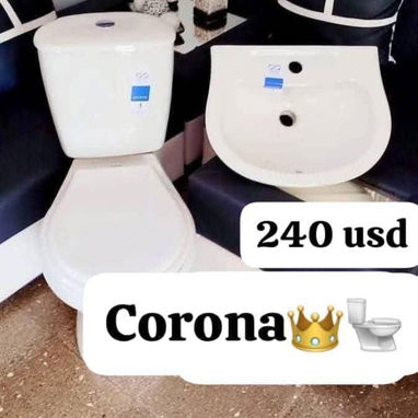 Juegos de baño  con lavamanos y herrajes. Con domicilio incluido dependiendo del lugar. Interesados al PV 58 62 17 00 - 3/3