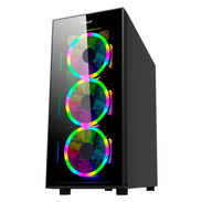 Chasis Gaming OCELOT (OGMC01) Cristal Templado Delante y Lateral, tres Fanes RGB, Nuevo a estrenar - Img 52118398