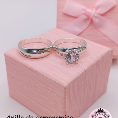 Anillos de compromiso de plata calidad garantizada - 4/9