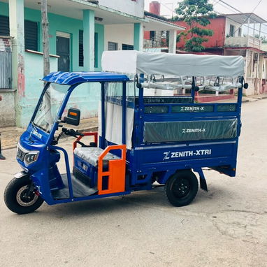 Triciclos Híbridos marca ZENITH con  Cabina y Panel Solar 0km - 3/5