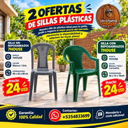 💺 2 OFERTAS 💺 DE SILLAS PLÁSTICAS. TENEMOS MENSAJERÍA CON FACTURA Y GARANTÍA. 📲 54833699 - Img 57945748