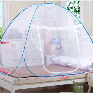 Mosquitero de malla fina plegable portátil para cama u otro sitio. 120 cm de ancho. Tienda portátil Mosquitera - Img 119451740