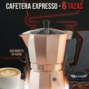 Nueva oferta!! CAFETERA DE 6 Tazas, sirve para cocina de inducción también - Img 55552430