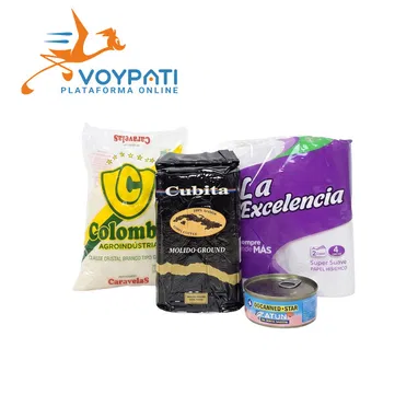 Arroz, frijol, pollo, huevo, aceite, atún, salchicha, perrito, café - Img 125242779