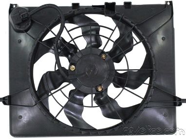 ELECTRO Ventilador de enfriamiento del radiador para Hyundai Sonata Kia Optima 2011-2013 2.0L - Img 68225316