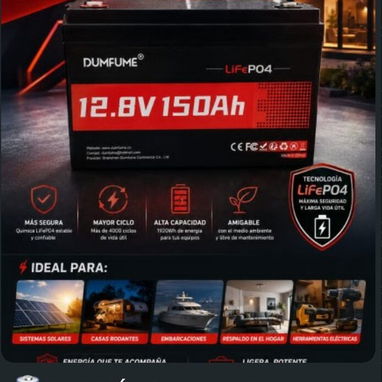 Baterías varios modelos para inversores,con transporte gratis según el lugar - 3/5