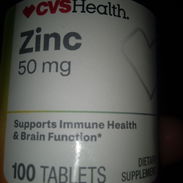 #Zinc 50mg CVS health - Img 53708064