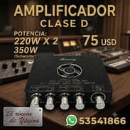 AMPLIFICADOR CLASE D (220W X 2 + 350W SUBWOOFER) - Img 57762813