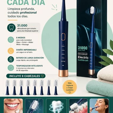 Cepillo eléctrico de dientes recargable - 2/4