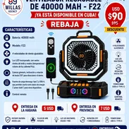Ventilador recargable F22 40000 MHA - Img 56180795