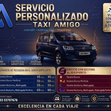 Servicio de taxi profesional, privado y Confort. Se realizan aeropuertos, Excursiones, viajes a otras provincias y más. - 4/4