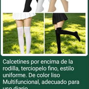 Calcetines por encima de la rodilla,terciopelo fino,estilo uniforme - Img 57111155