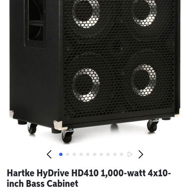 Amplificador de Bajo Hartke LH500 500-watt Bass Amplifier Head + Hartke HyDrive HD410 (Alta Gama) - Img 122846083