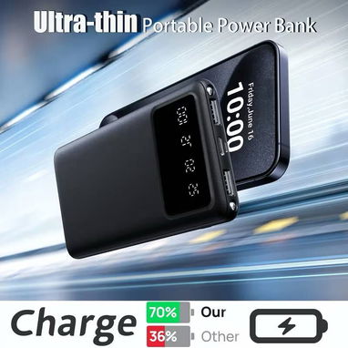 Disponible: Power Bank 20000mAh con Pantalla LED – Color Negro | videojuegoshabana.com - Img 127680347