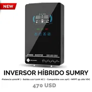 ⚡ Inversor Híbrido Sumry 4000W – 24V – MPPT – Oferta 470 USD 🚗 ¡Mejores precios y calidad conmigo! - Img 56735369