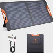 Panel solar portátil de 100 W para cargar estaciónes de energía portátil - Img 58060172