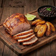 😃😃CERDO ASADO🐷 Combo KiRey: Arroz Moro + Yuca con Mojo + Ensalada. ¡Sabor de la Isla 😃😃 - Img 53284884