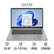 Laptop HP 15.6'' Táctil Intel Core i3-1315U 8GB RAM 256GB SSD Almacenamiento (Modelo: 15-fd0123dx) - Gris ( Nuevo ) - Img 53075835