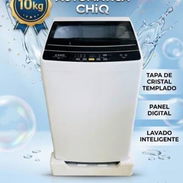 Lavadora automática Chic de 10 kg agua fría y caliente 270 usd con domicilio y garantía de 1 mes - Img 57859968