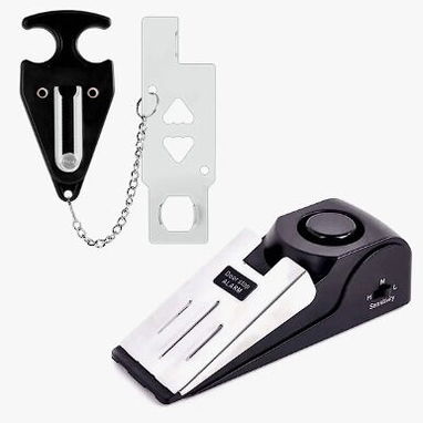 ALARMA SOLAR-SENSOR DE MOVIMIENTO, ALARMA BATERÍAS-SENSOR MOV, ALARMA-CUÑA PARA PUERTAS, LÁMPARA SOLAR DSEGURIDAD-SENSOR - 4/9
