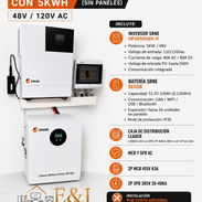 ‼️Kit solar 5kw con 5kwh SRNE (sin paneles)‼️ - Img 55735669