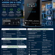 Inversor Solar Híbrido SUMRY 4000W 24V a 120V Onda Pura con MPPT 140A y Pantalla LCD Táctil Nuevos - Img 56945937